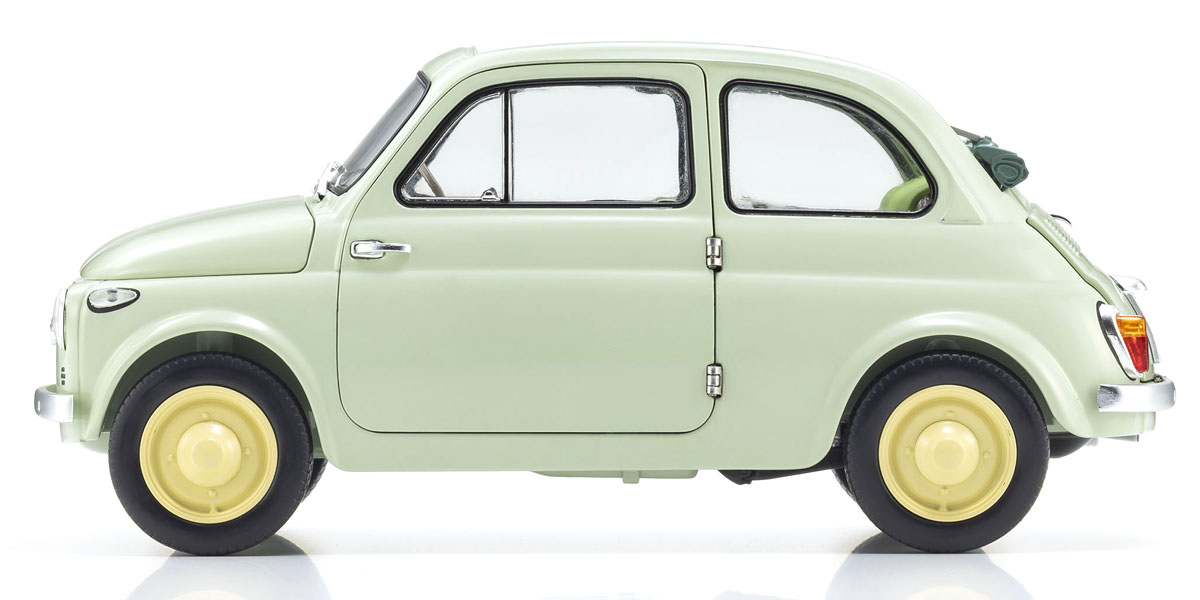 Fiat Nuova 500 - მწვანე გამჭვირვალე ხედი 3