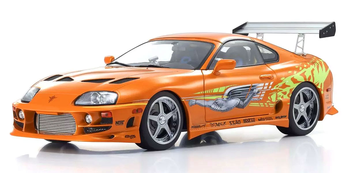 ტოიოტა Supra Turbo Fast & Furious ნარინჯისფერი მარგალიტისებრი ხედი 16