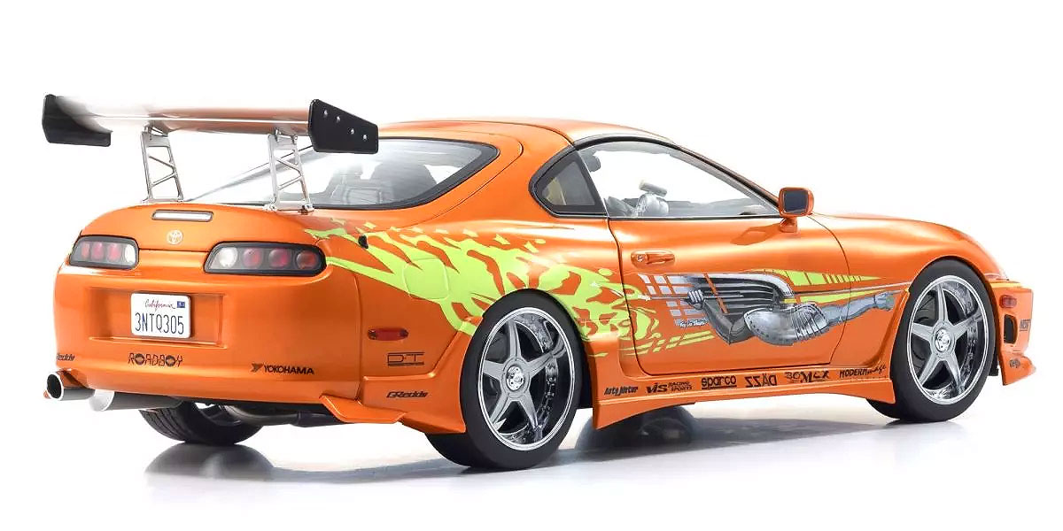 ტოიოტა Supra Turbo Fast & Furious ნარინჯისფერი მარგალიტისებრი ხედი 17