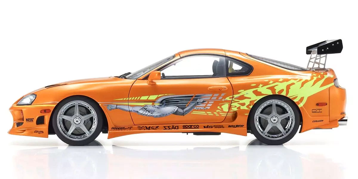 ტოიოტა Supra Turbo Fast & Furious ნარინჯისფერი მარგალიტისებრი ხედი 18