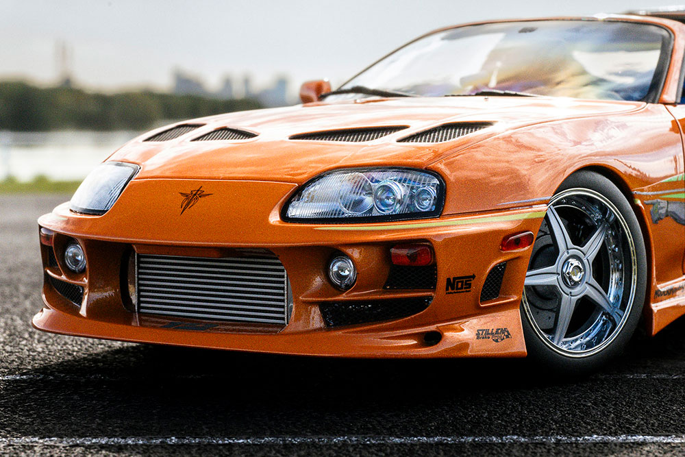 ტოიოტა Supra Turbo Fast & Furious ნარინჯისფერი მარგალიტისებრი ხედი 7