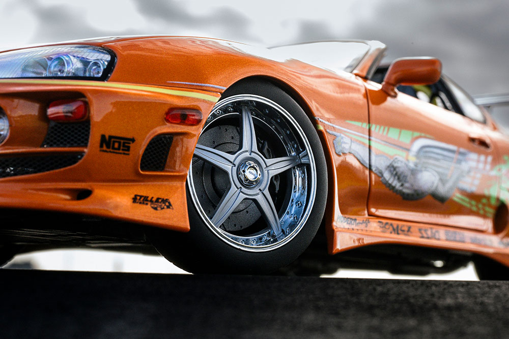 ტოიოტა Supra Turbo Fast & Furious ნარინჯისფერი მარგალიტისებრი ხედი 8
