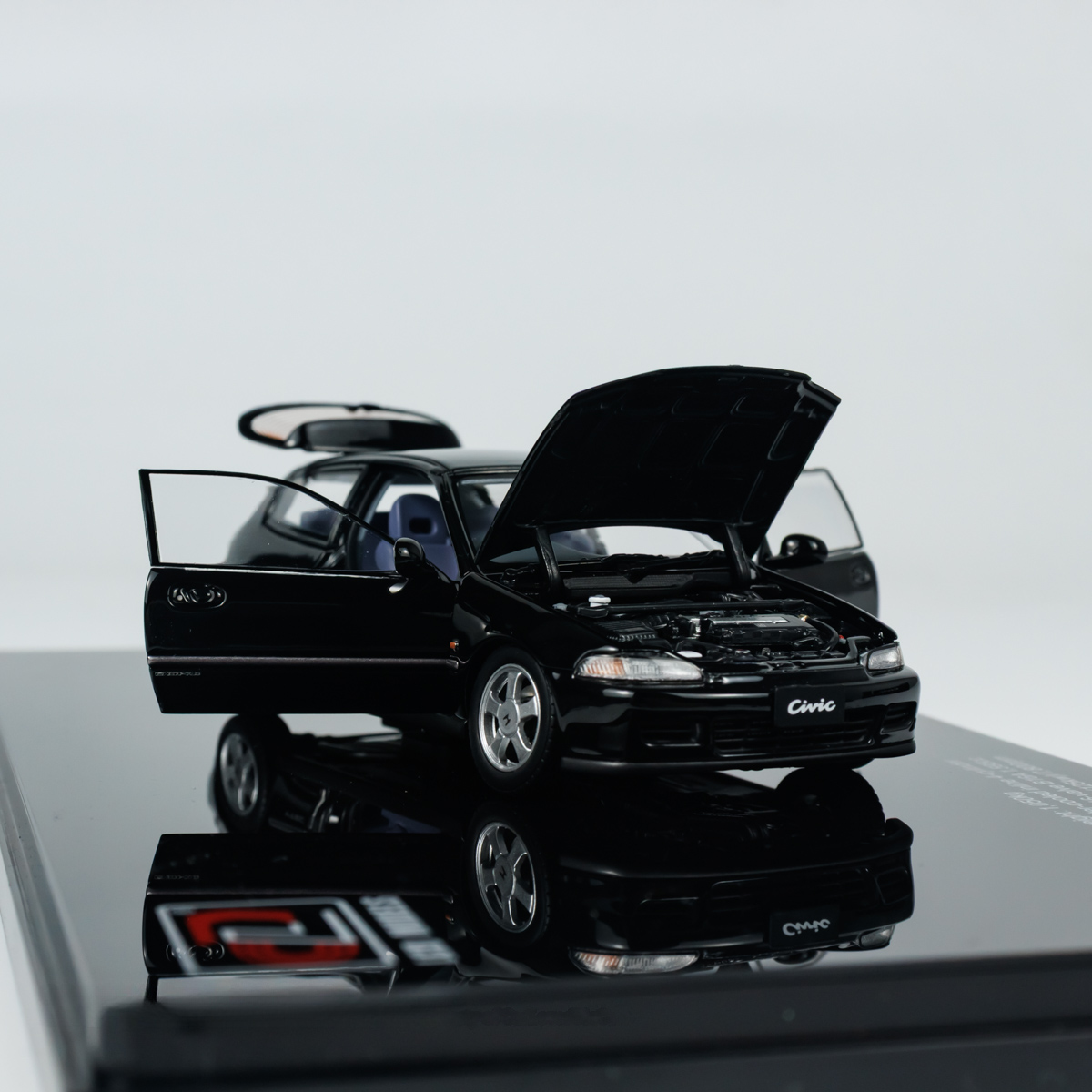 ჰონდა Civic SiR II (EG6) შავი ხედი 5