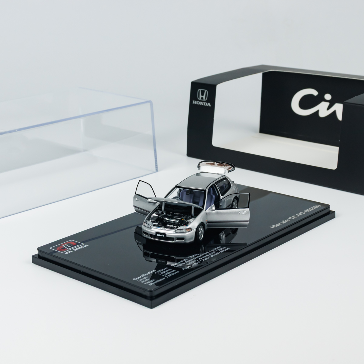 ჰონდა Civic SiR II (EG6) ვერცხლისფერი ხედი 1