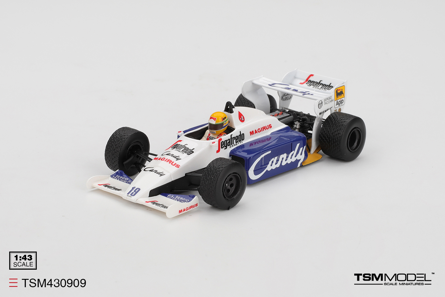 Minichamps 1:43 Toleman TG184 #19 view 2