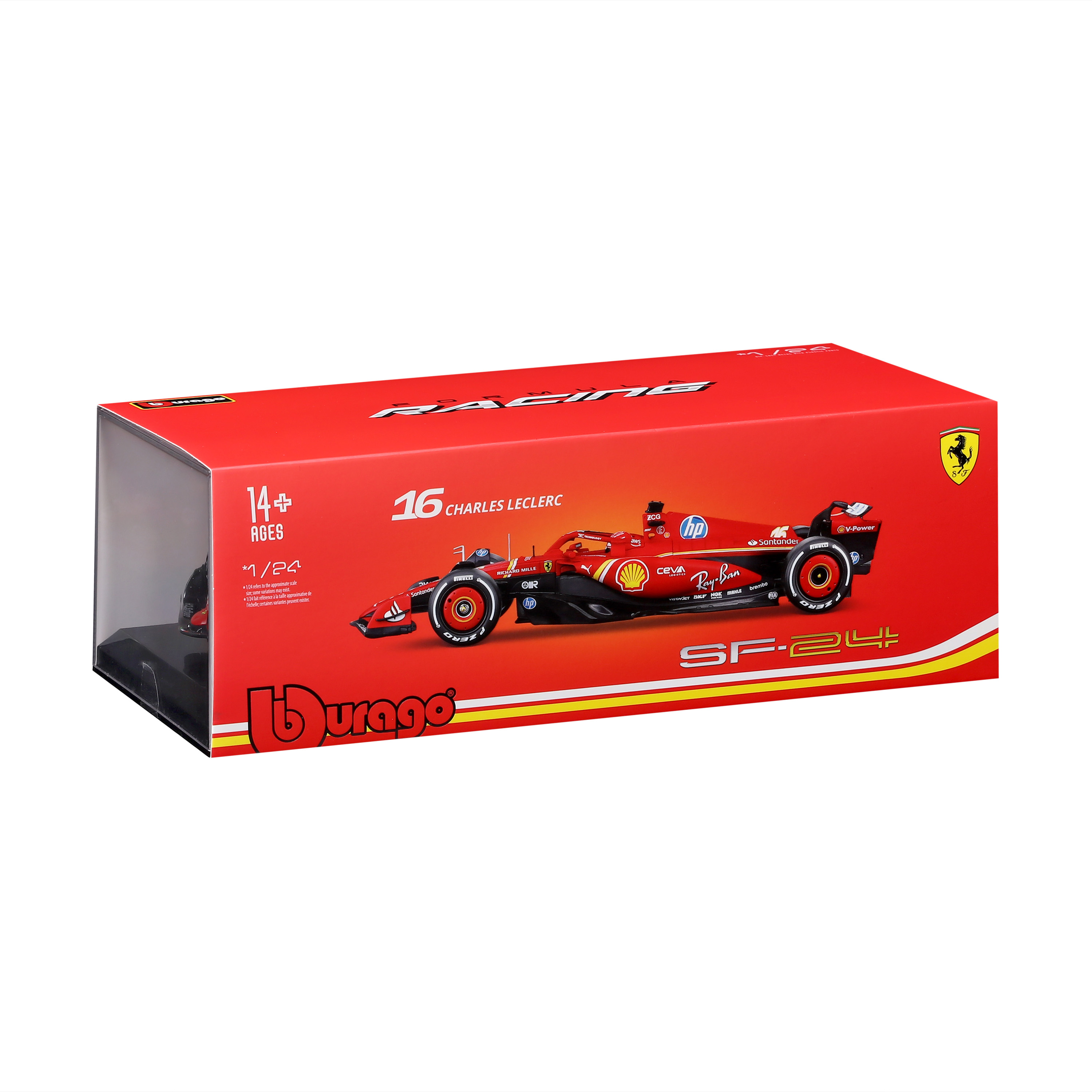 1:24 Ferrari F1 (with helmet) - SF-24 (2024) view 3