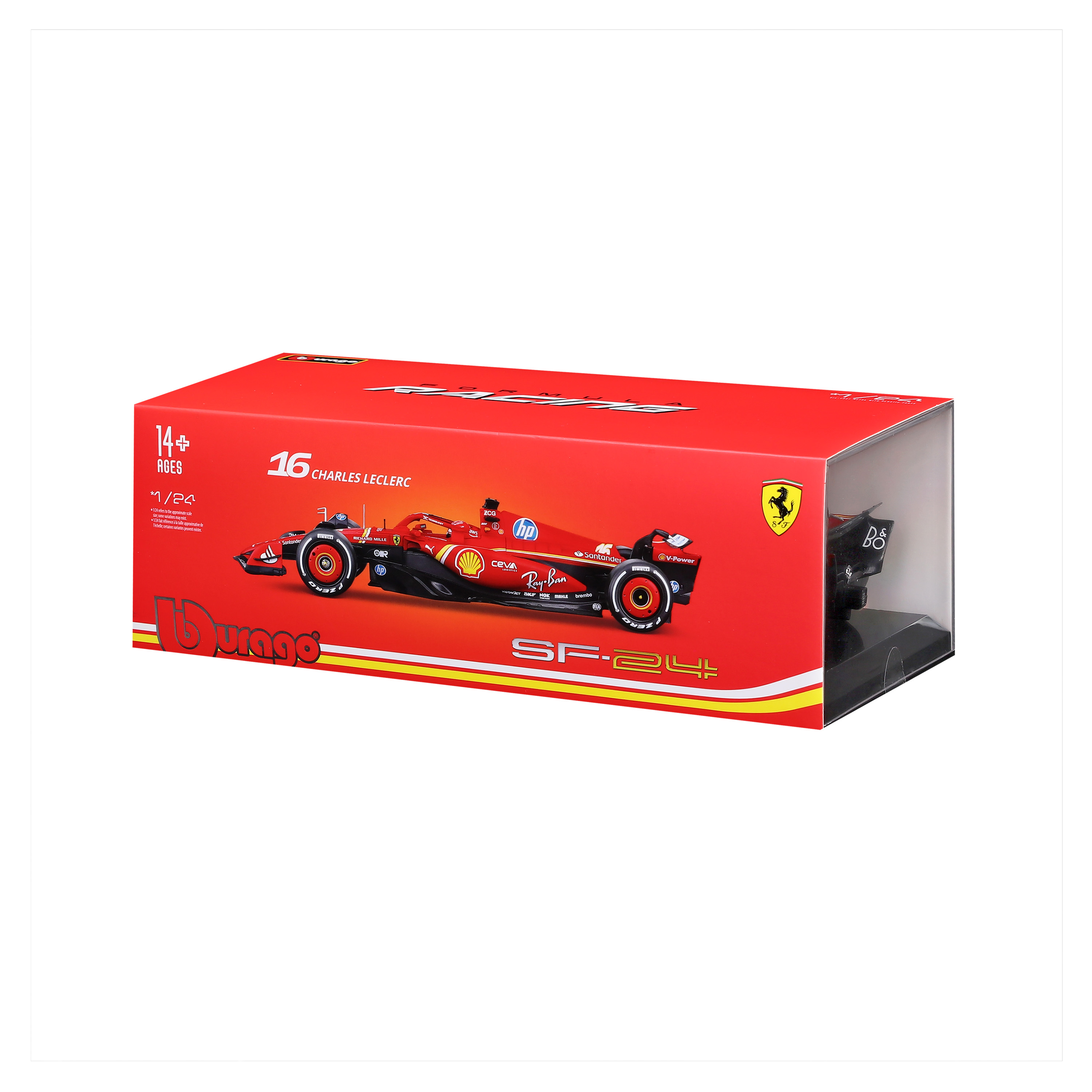 1:24 Ferrari F1 (with helmet) - SF-24 (2024) view 4