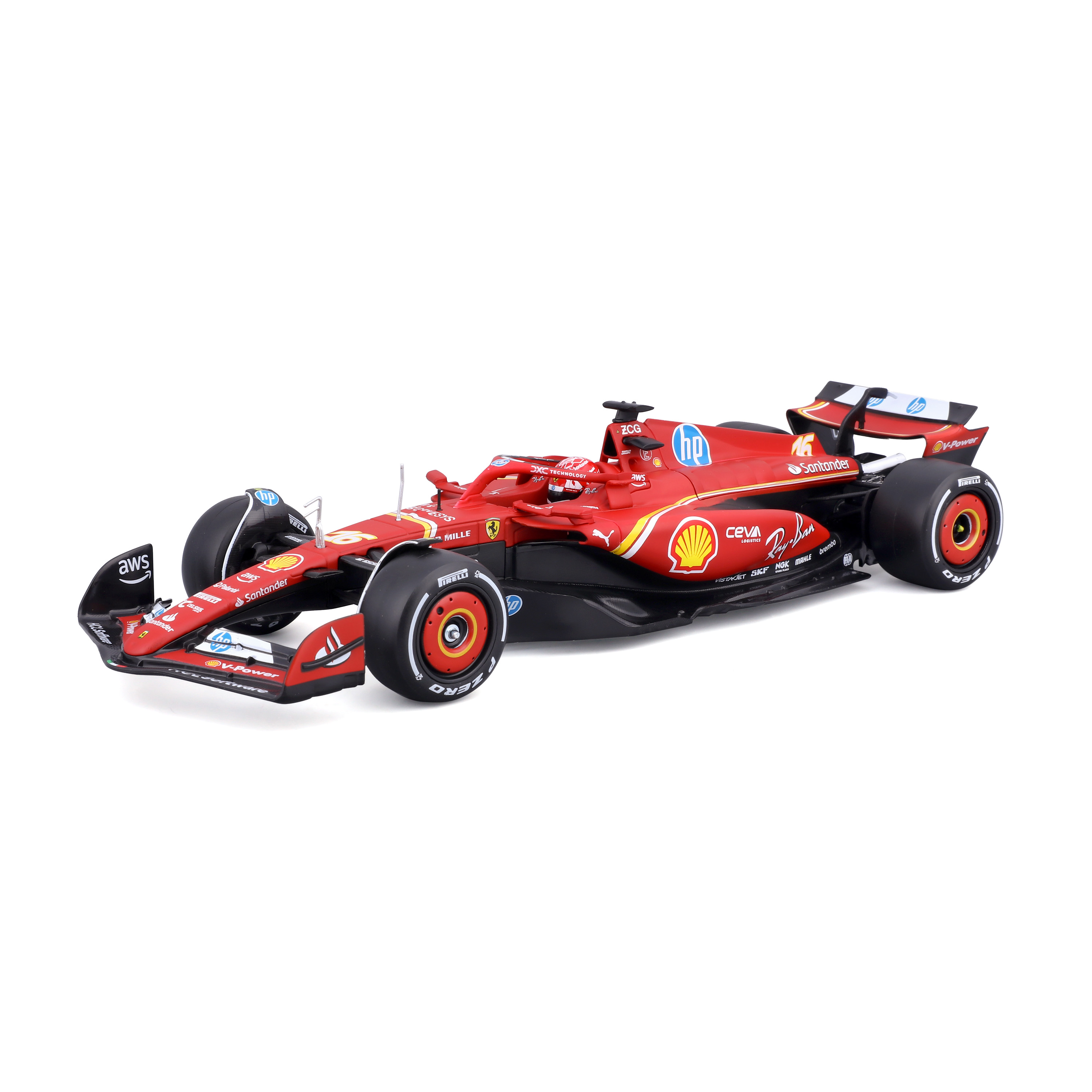 1:24 Ferrari F1 (with helmet) - SF-24 (2024) view 1