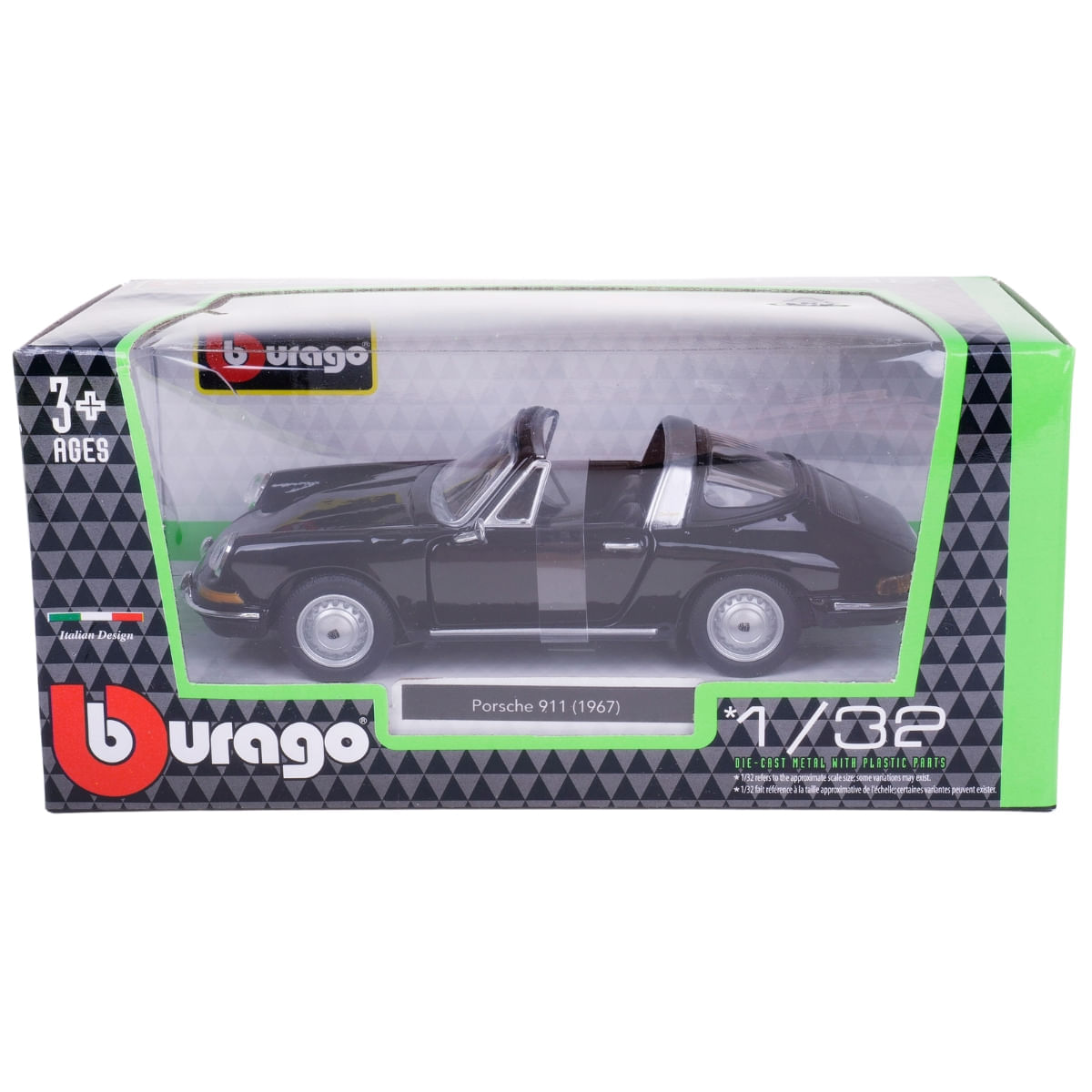 Bburago 1:32 Collection - Porsche 911 (1967) - Black view 2