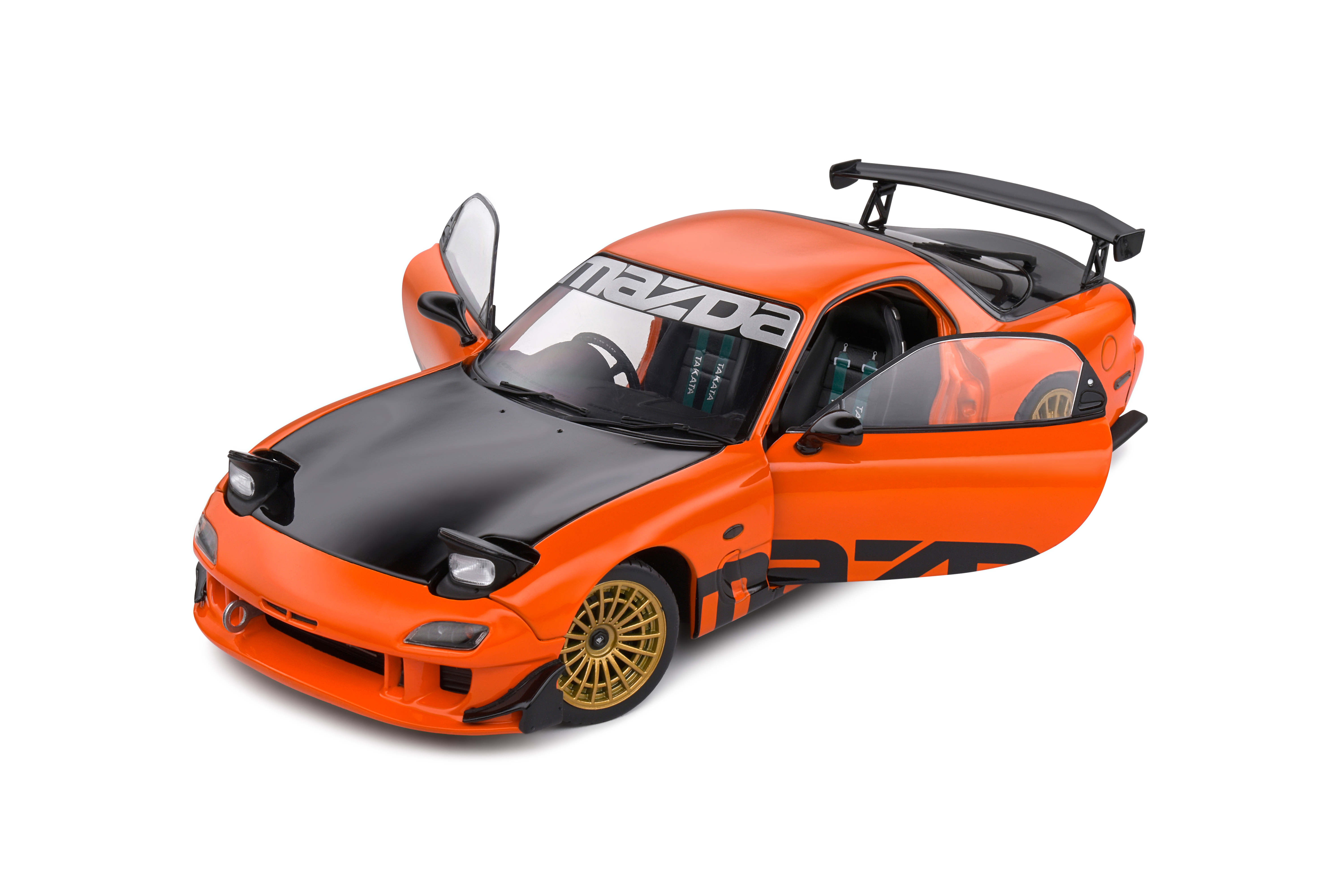 მაზდა RX-7 FD3S - ნარინჯისფერი ხედი 2