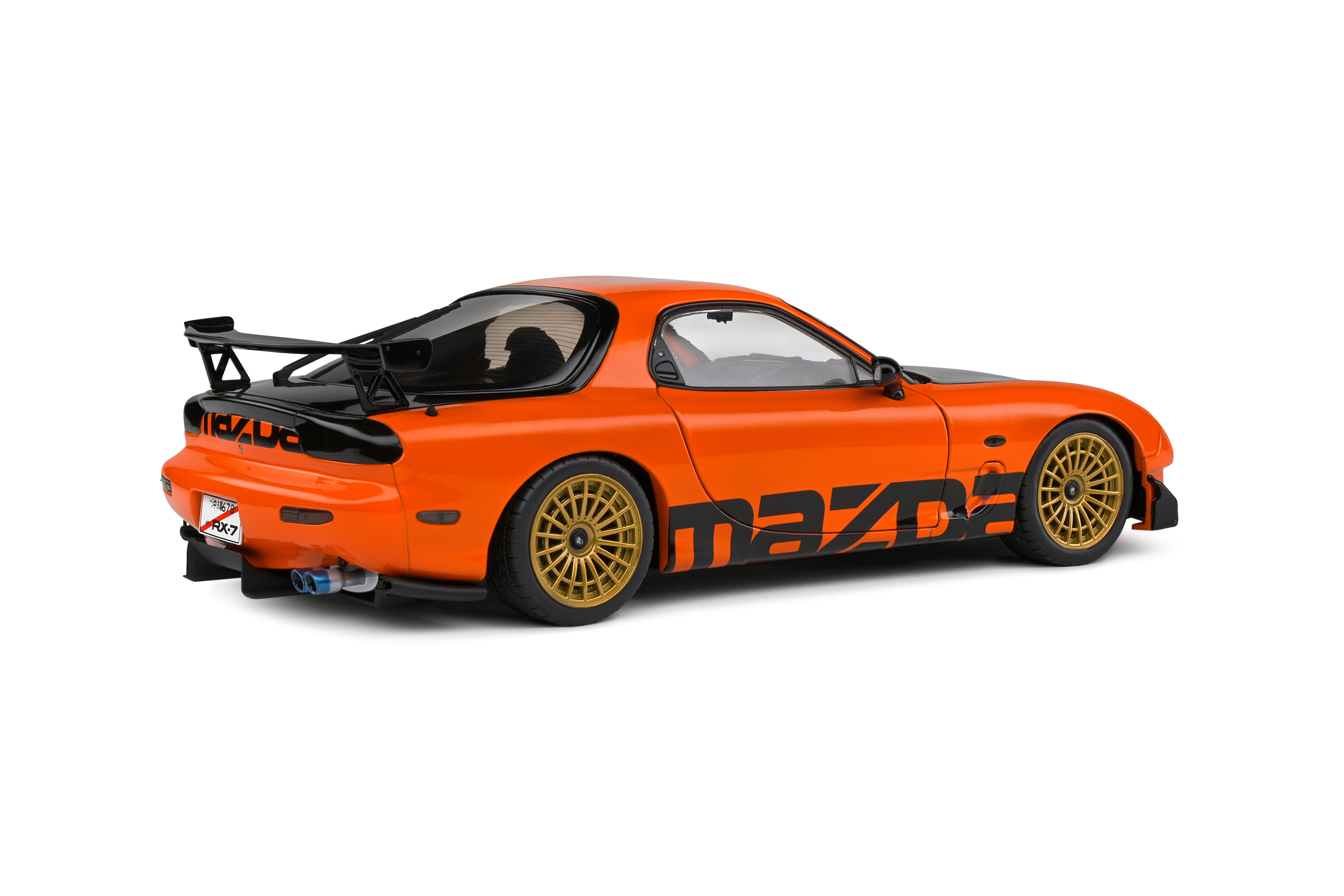 მაზდა RX-7 FD3S - ნარინჯისფერი ხედი 3