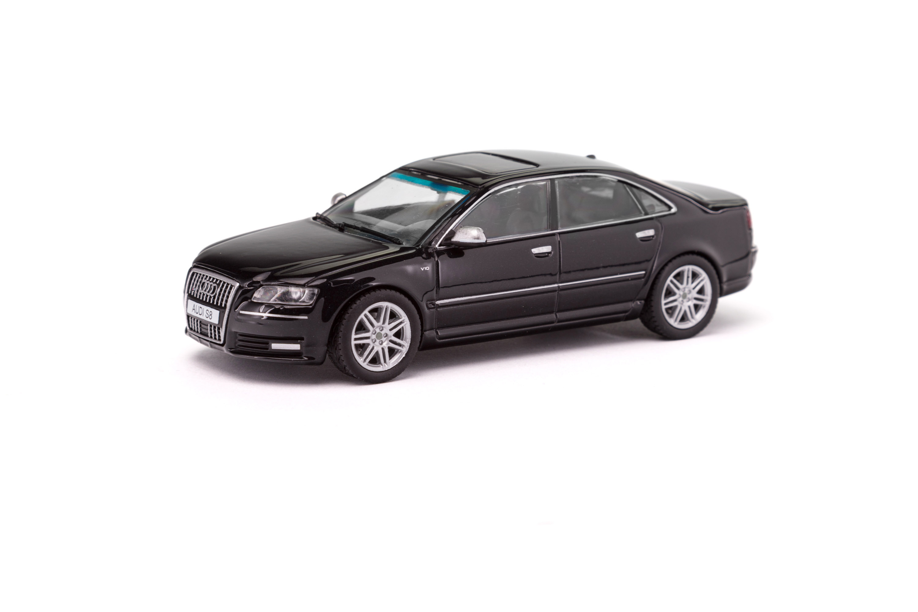 აუდი D3 S8 2010 - მუქი ლურჯი ხედი 1