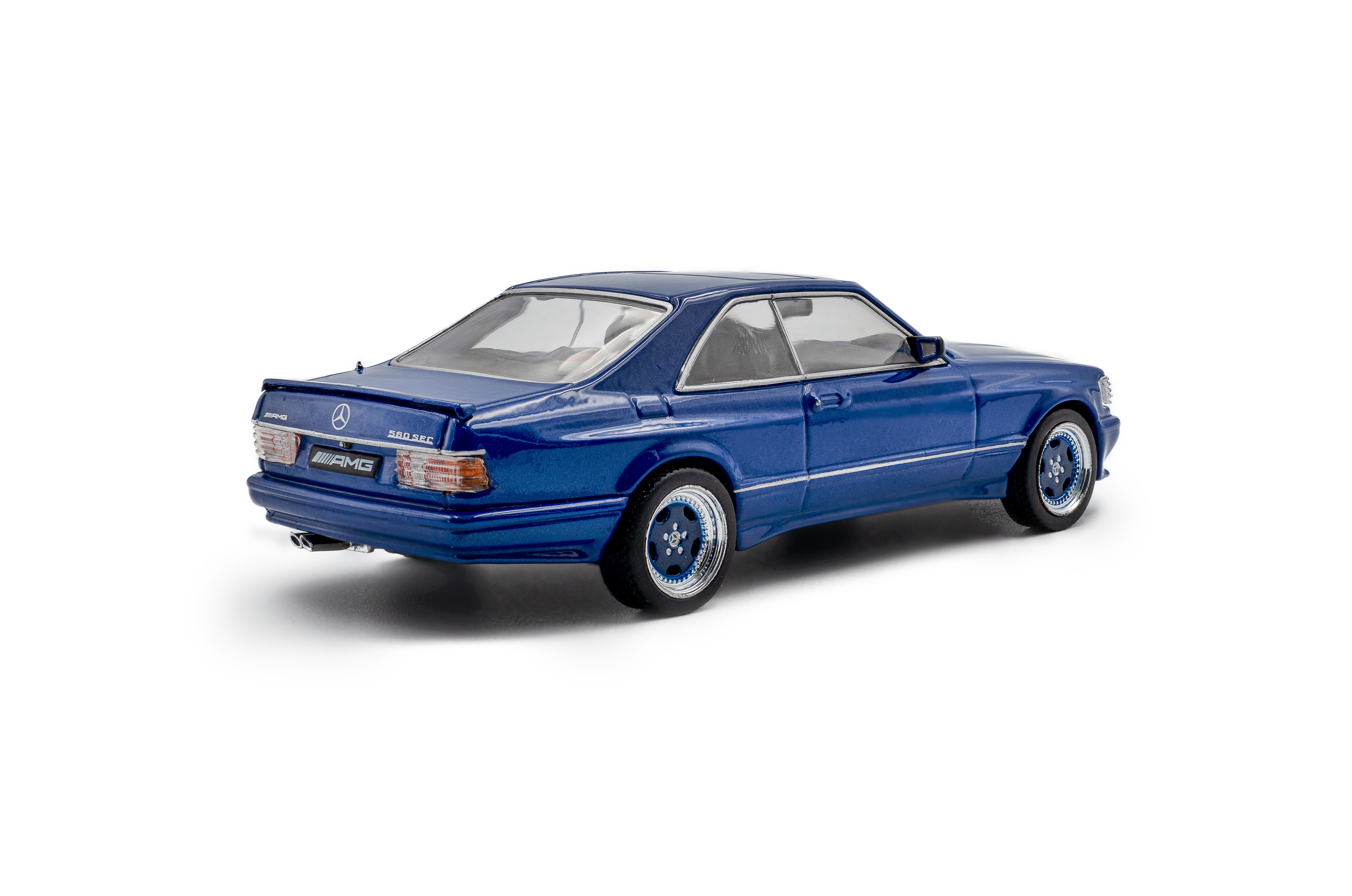 MB 560 SEC AMG - Linarite Blue ხედი 4