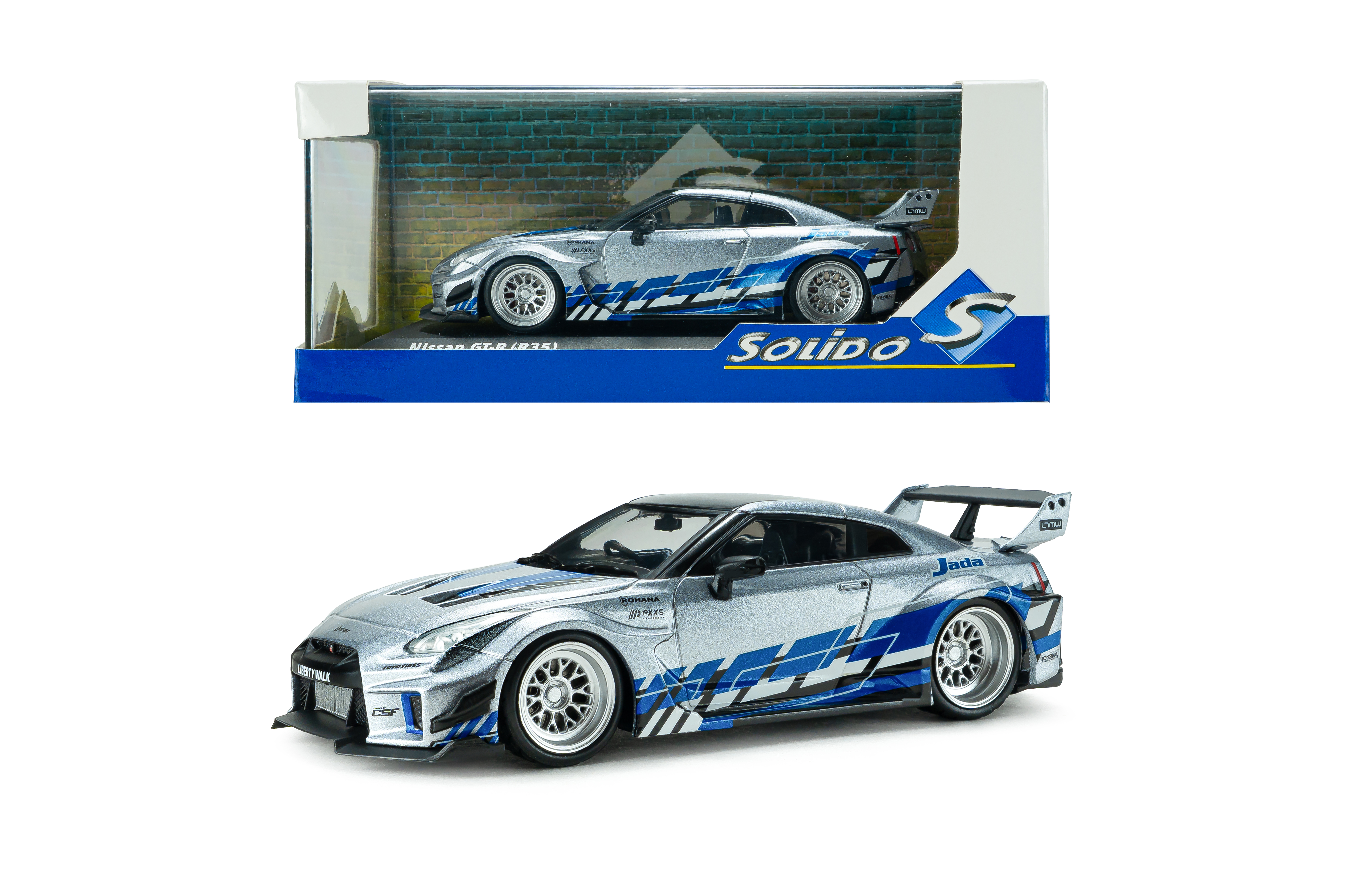 ნისანი Skyline (R35) GT-R - ვერცხლისფერი ხედი 1