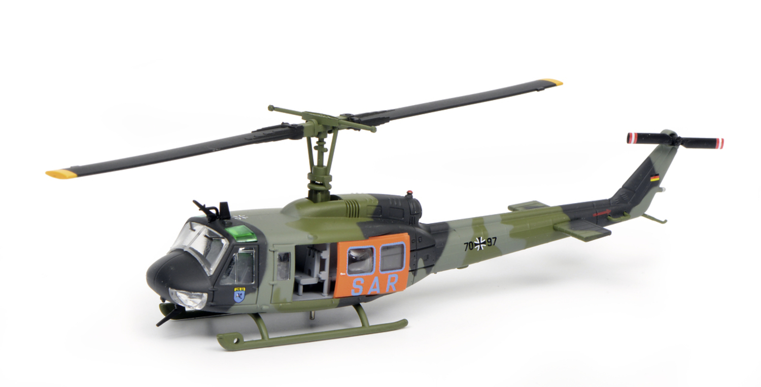 Bell UH-1D SAR – გერმანიის არმია – 1/87 სამხედრო მოდელი ხედი 1