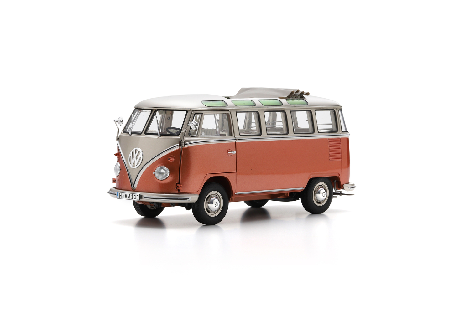 ფოლქსვაგენი T1 სამბა (1962) – 1/18 DieCast მოდელი ხედი 1