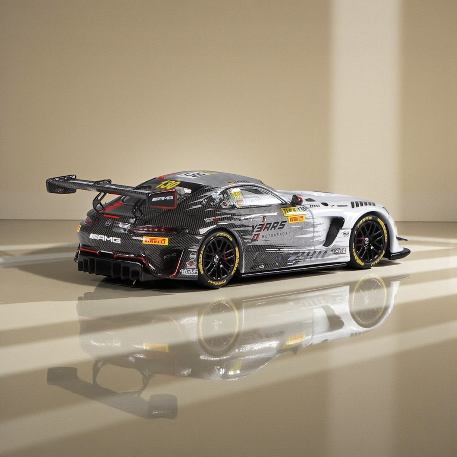 მერსედეს-AMG GT3 GMR - Macau GT Cup #130 2024 – საკოლექციო მოდელი ხედი 2
