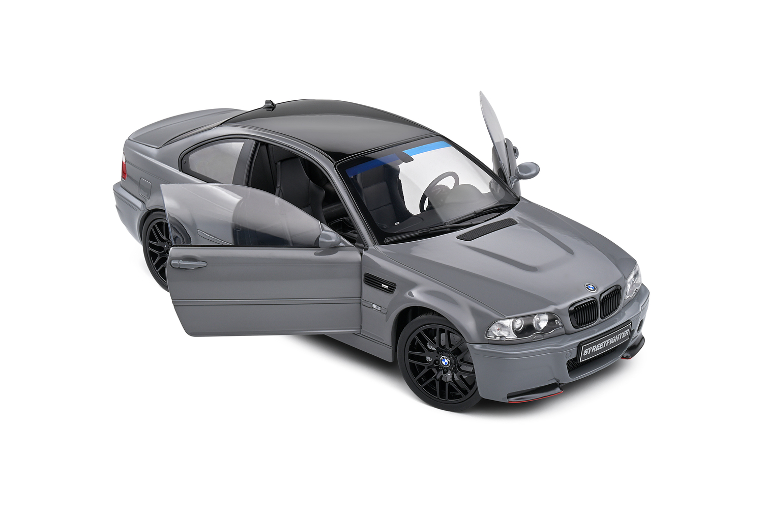 Solido 1:18 BMW E46 M3 Coupe (2000) - Grey view 2