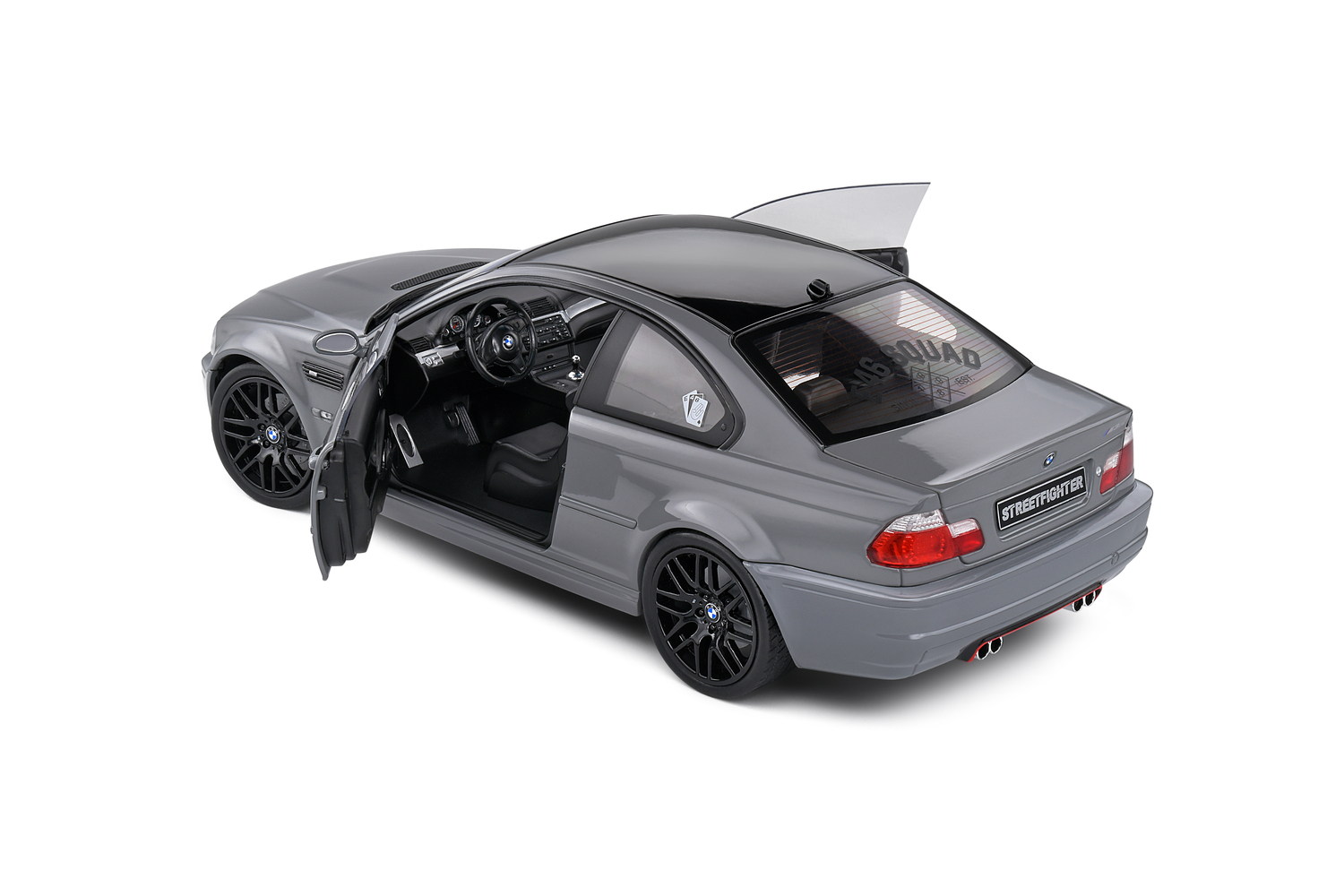 Solido 1:18 BMW E46 M3 Coupe (2000) - Grey view 5