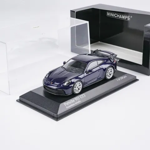 Minichamps 1:43 Porsche 911 (992) GT3 (2021) - Blue Metallic