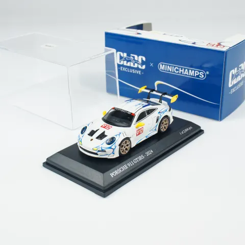 Minichamps 1:64 Porsche 911 (992) GT3 RS (2024) - White/Yellow