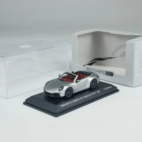 პორშე 911 (992.2) Carrera GTS Cabriolet ვერცხლისფერი მეტალიკი