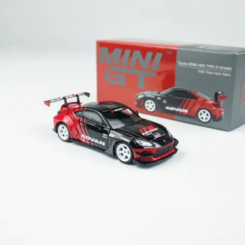 Minichamps 1:64 Toyota GR86 HKS Type R Advan, Tokyo Auto Salon (2022)