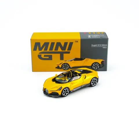 ბუგატი W16 Mistral ყვითელი